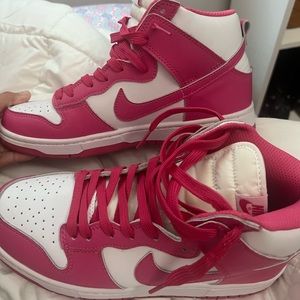 Pink High Dunks Size 9.5 W